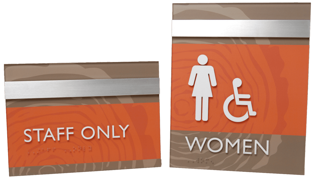 ADA Compliant Sign - ADA Restroom Sign - ADA Office Sign