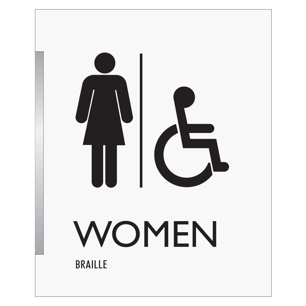 Radisson Women Retail Restroom Wall Sign, ADA Compliant Room Signs and ADA Restroom Signs for Sale