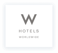 Brand signs for Hotels: W Hotel Hospitality Signs