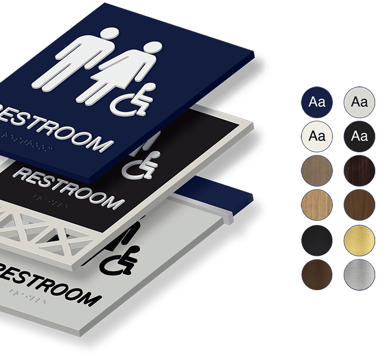 Hotel Signs for wayfinding and hospitality signs meeting ADA guidelines by the top premier sign company, Identity Group