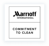 Marriott Commitment to clean sign. Hotel Signs: Directional Signage and Hotel Signage Guidelines.